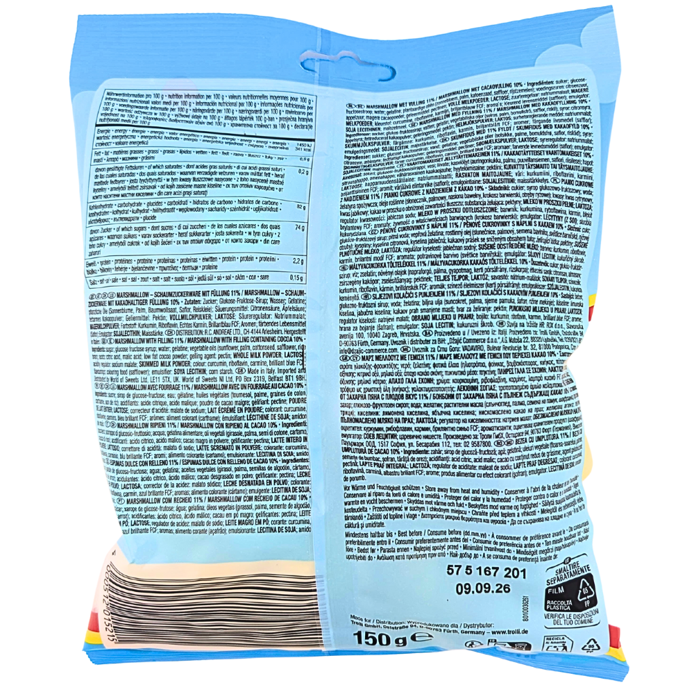 Trolli Mallow Stars 150g (Germany) - 8 Pack