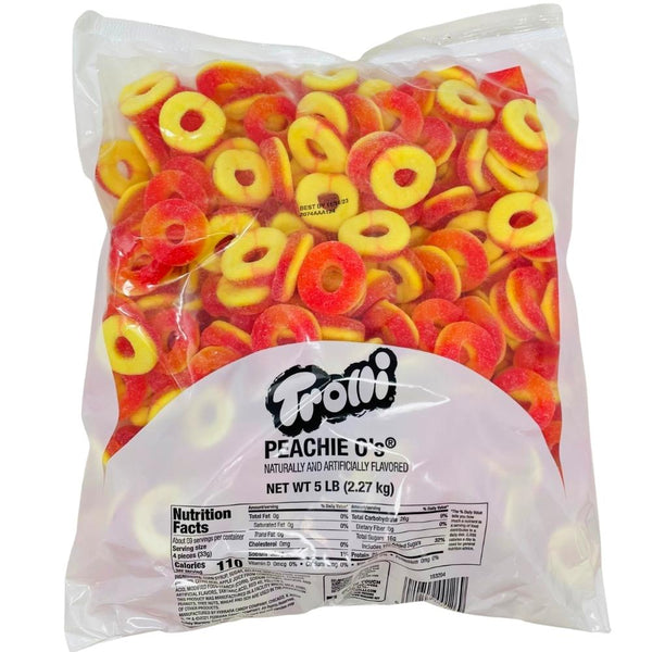 Trolli Peachie-O's 5lb - 1 Bag *BB July 12 2026*