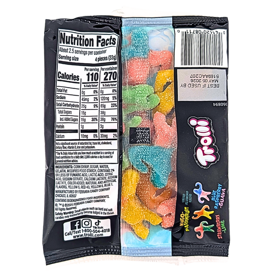 Trolli Sour Brite Abominable Snowmen 3oz - 12 Pack
