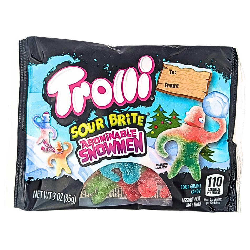Trolli Sour Brite Abominable Snowmen 3oz - 12 Pack