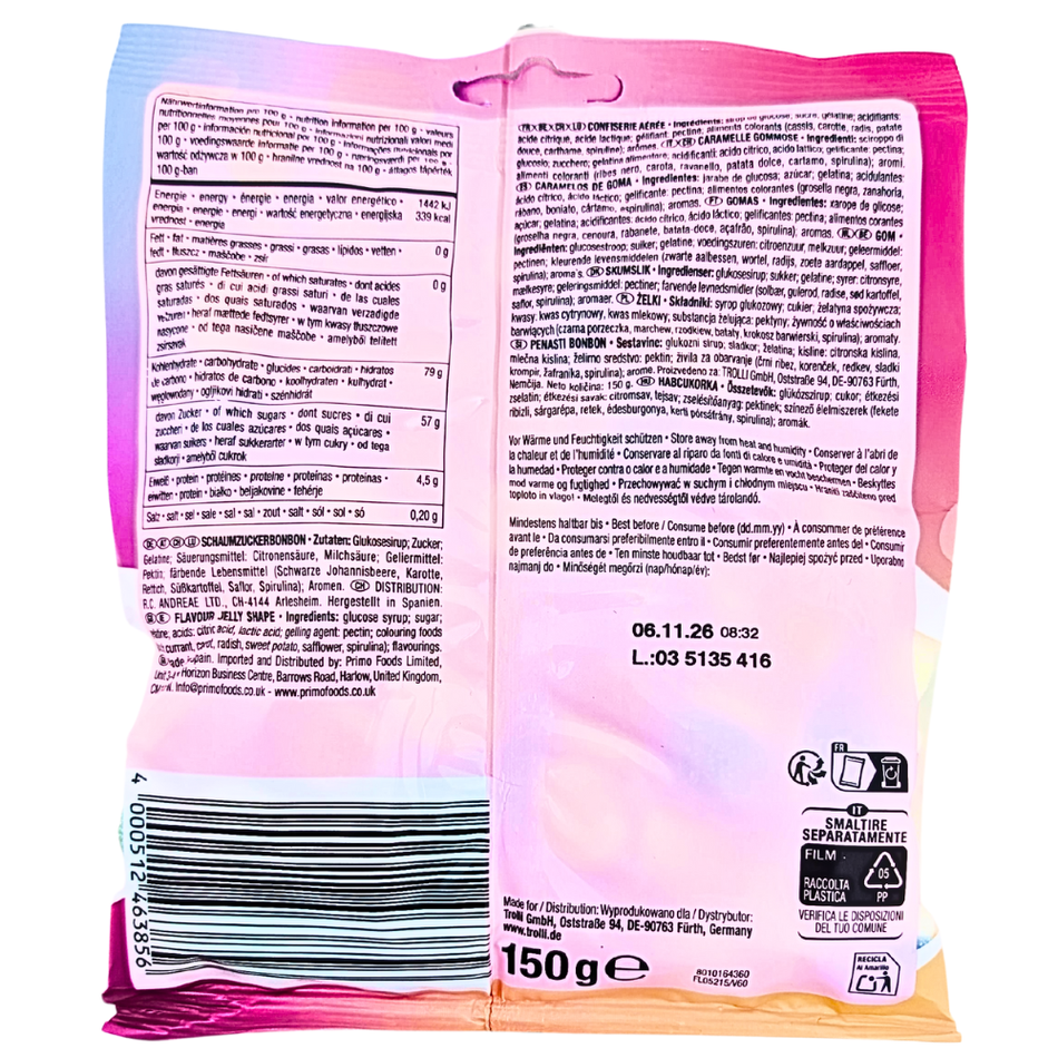 Trolli Strawberry Kiss (Germany) 150g - 18 Pack