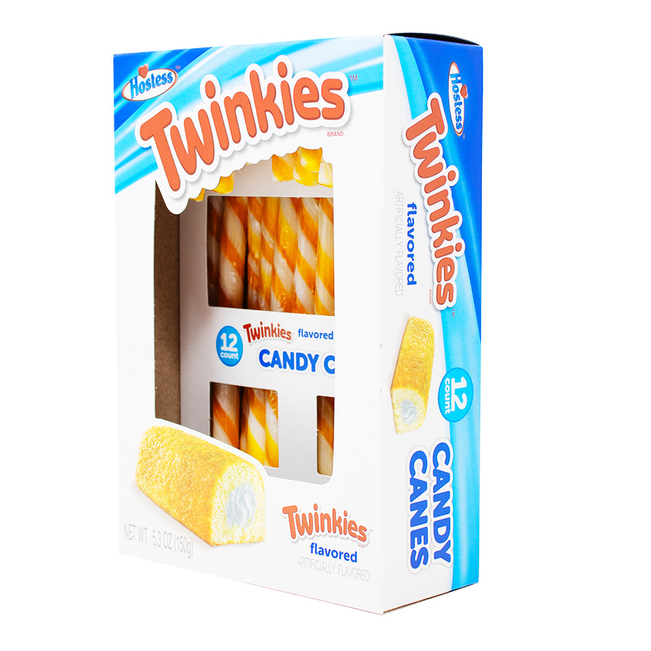 Twinkies Candy Canes 5.3oz - 24 Pack - Candy Store - Christmas Candy - Stocking Stuffer - Twinkies - Candy Canes