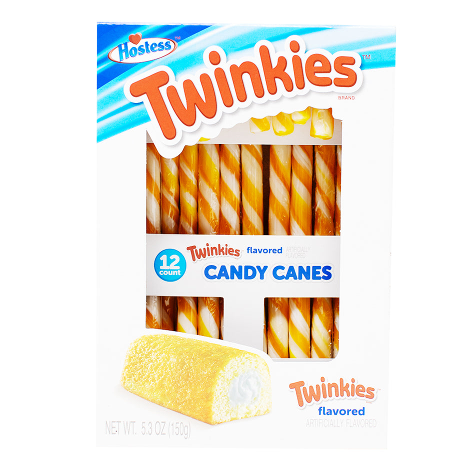 Twinkies Candy Canes 5.3oz - 24 Pack - Candy Store - Christmas Candy - Stocking Stuffer - Twinkies - Candy Canes