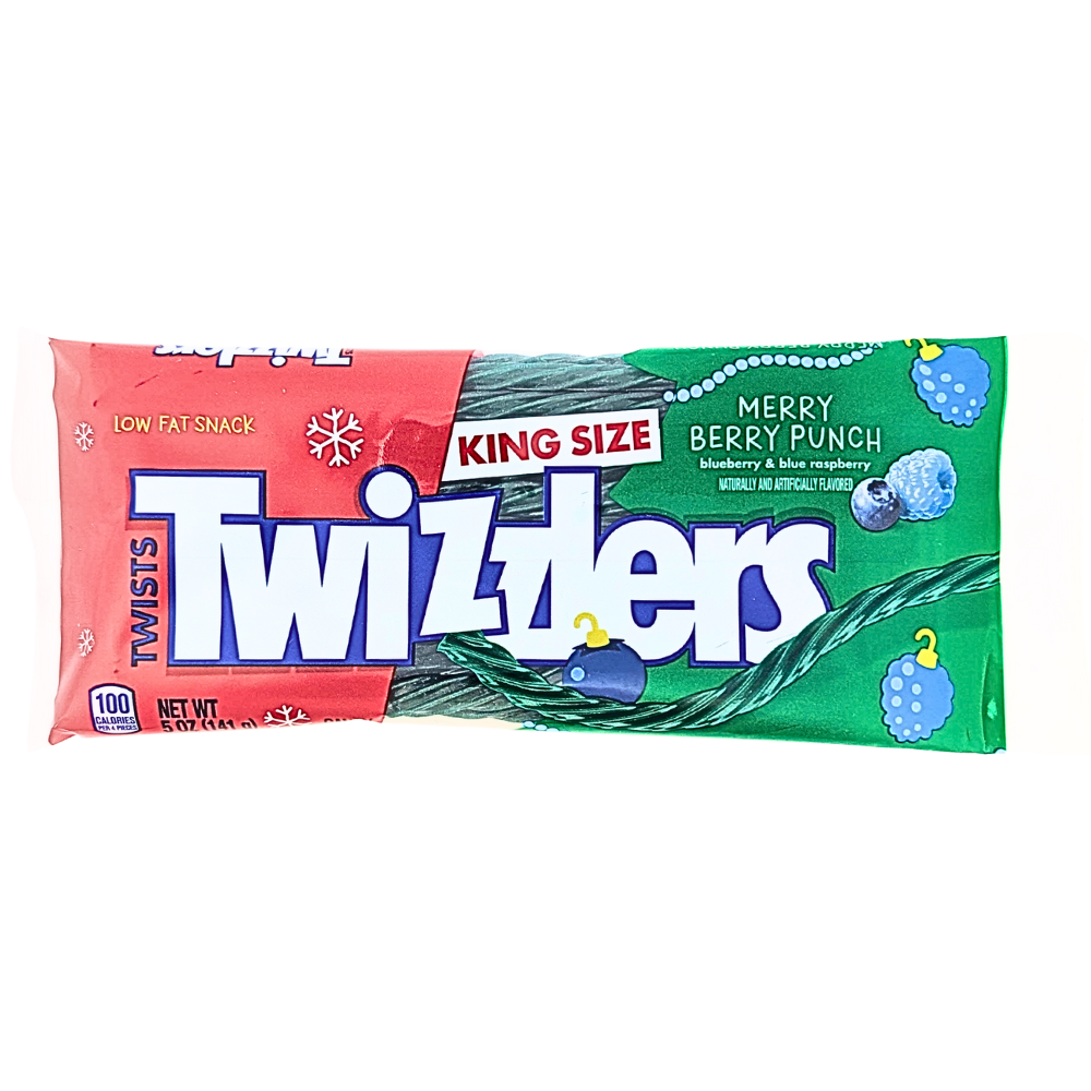 Twizzlers Merry Berry Punch King Size 5oz - 15 Pack