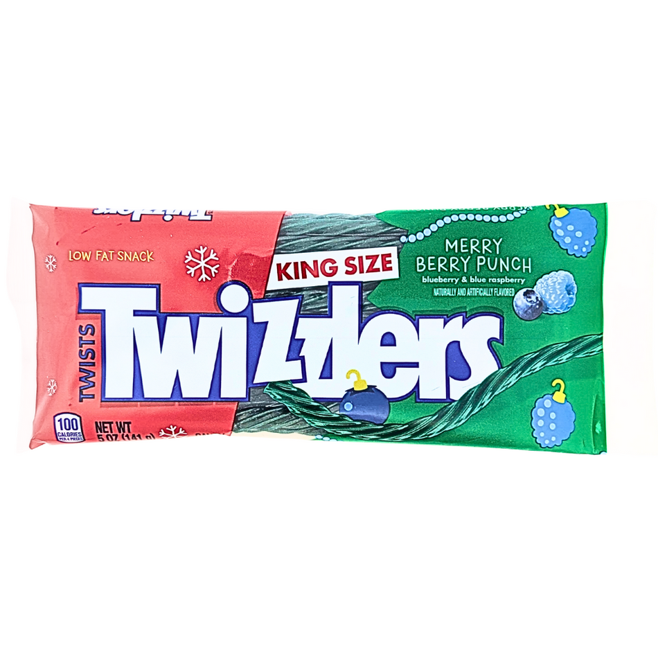 Twizzlers Merry Berry Punch King Size 5oz - 15 Pack