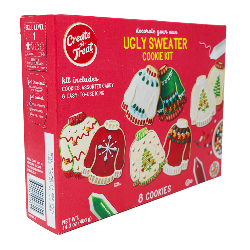 Ugly Sweater Cookie Kit  14.3oz - 6 Pack 