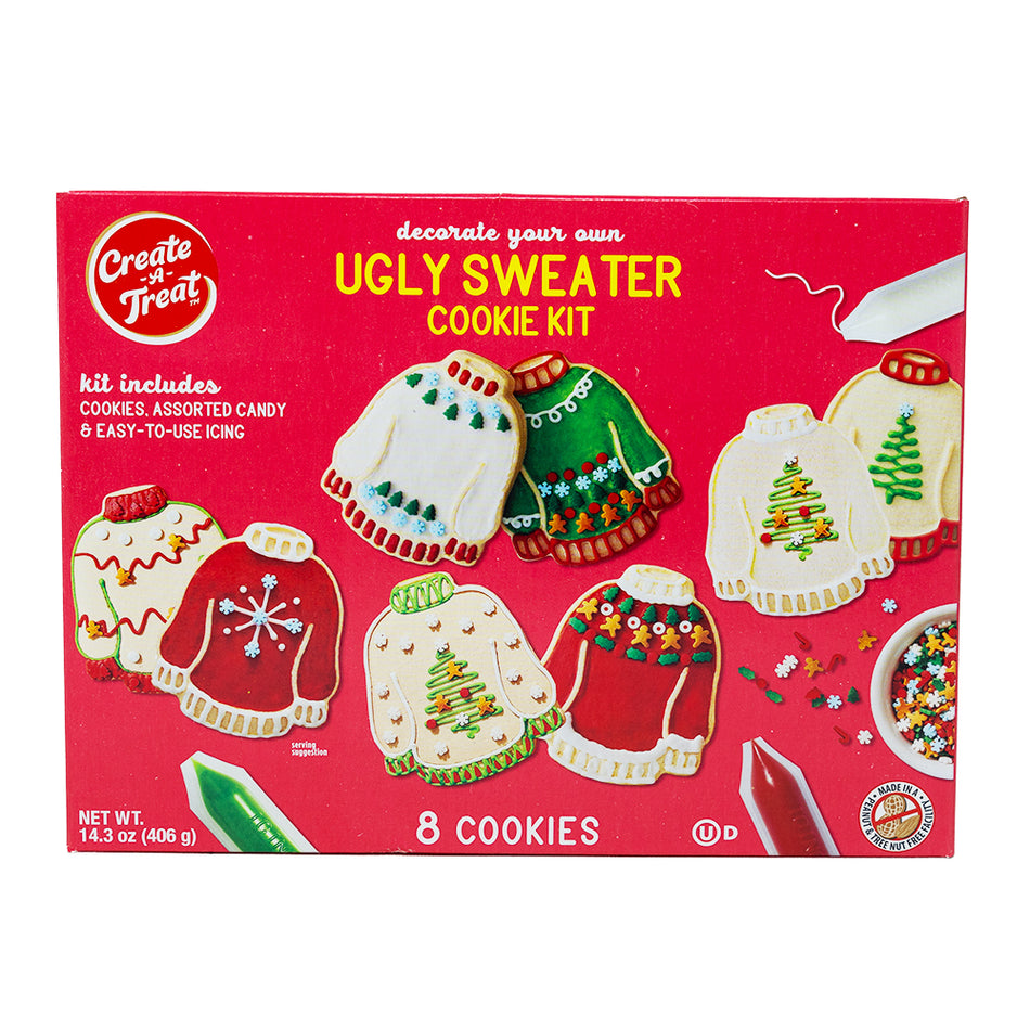 Ugly Sweater Cookie Kit  14.3oz - 6 Pack