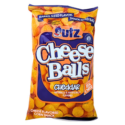 UTZ Cheese Balls Baked Cheddar 2.6oz - 5 Pack