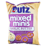 UTZ Mixed Minis Garlic Butter Pretzels 4oz - 6 Pack