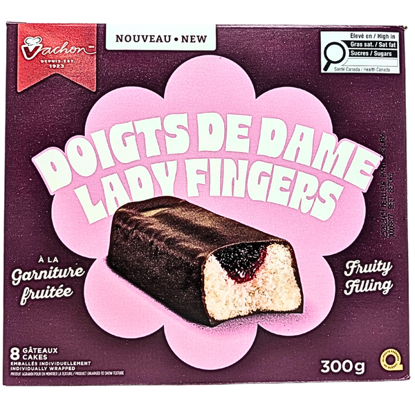 Vachon Lady Fingers Fruity Filling 8 Cakes 300g - 1 Pack