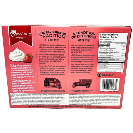 Vachon Roulé Roll Strawberry Shortcake 6 Pack - 250g