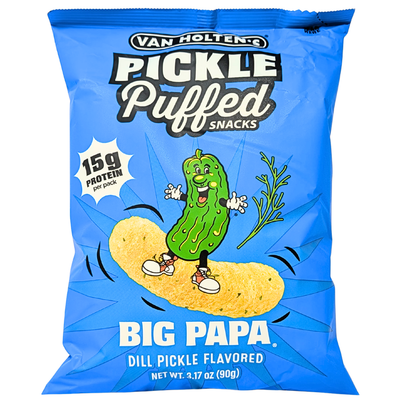 Van Holten's Pickle Puffed Big Papa 90g - 10 Pack