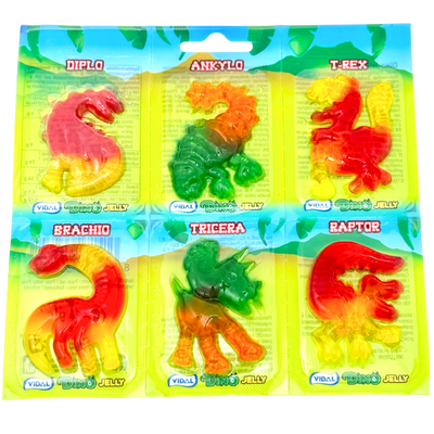 Vidal Dino Gummi 66g (4 Pieces) - 11 Pack