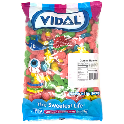 Vidal Easter Gummi Bunnies 4.4lb - 1 Bag