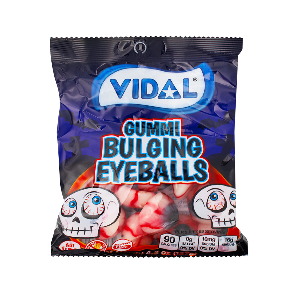 Vidal Gummy Bulging Eyeballs 4.5oz - 14 Pack