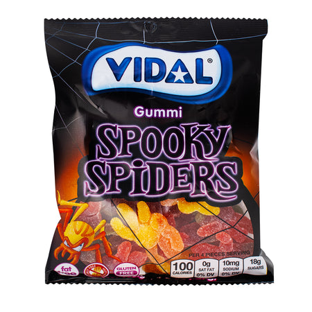 Vidal Gummy Spooky Spiders 4.5oz - 14 Pack