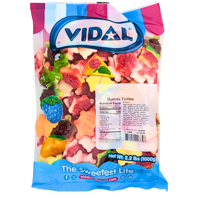 Vidal Gummi Turtles 1 kg - 1 Bag