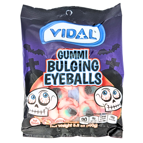 Vidal Gummy Bulging Eyeballs 3.5oz - 14 Pack