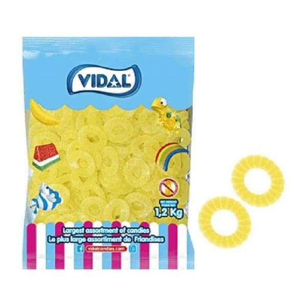 Vidal Pineapple Slices Gummies 1.2kg - 1 Bag