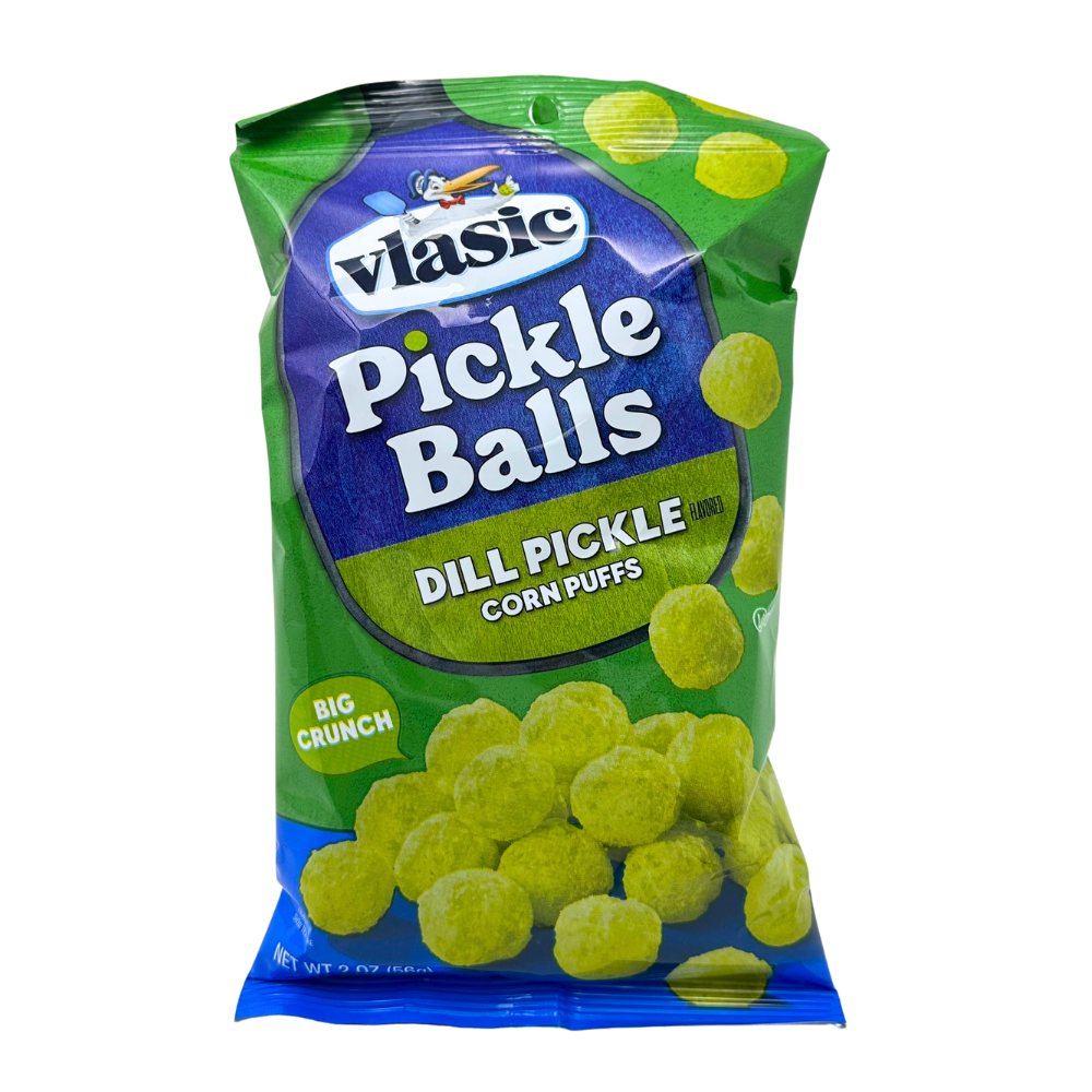 Vlasic Dill Pickle Balls Corn Puffs - 2oz - 12 Pack