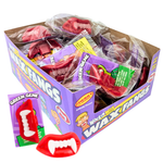 Wack-O-Wax Wax Fangs - 24 Pack