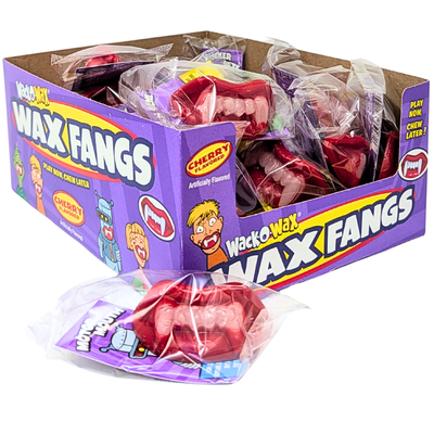 Wack-O-Wax Wax Fangs - 24 Pack
