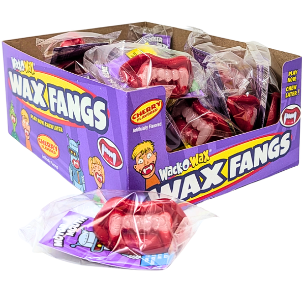 Wack-O-Wax Wax Fangs - 24 Pack