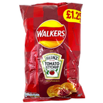 Walkers Heinz Tomato Ketchup Chips 70g (UK) - 12 Pack