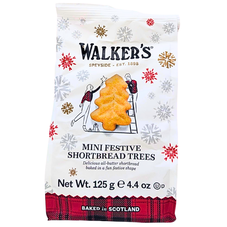 Walker's Shortbread Mini Festive Trees 125g (UK) - 12 Pack