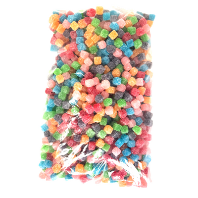 Warheads Bulk Chewy Cubes 6 Assorted Flavors 5lb - 1 Bag
