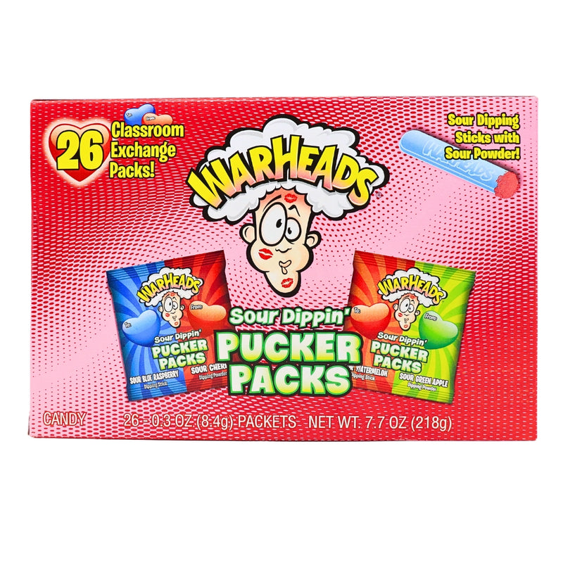 Warheads Sour Dippin' Pucker Packs - 26 Pack - Sour Candy from Warheads!