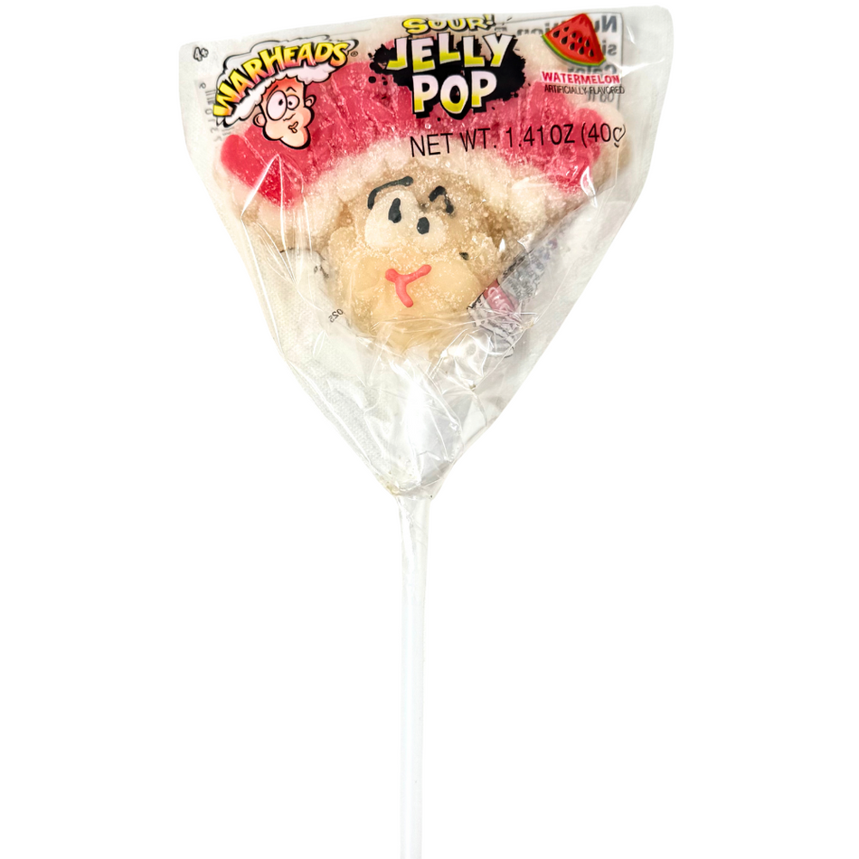 Warheads Sour Jelly Pops 1.41oz - 12 Pack