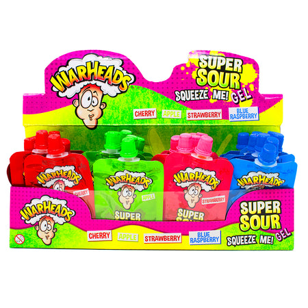 Warheads Super Sour Gel (UK) 20g - 32 Pack