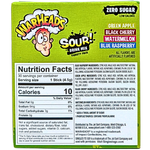 Warheads Zero Sugar Singles To Go Variety Pack 30 Pack - 6 Pack