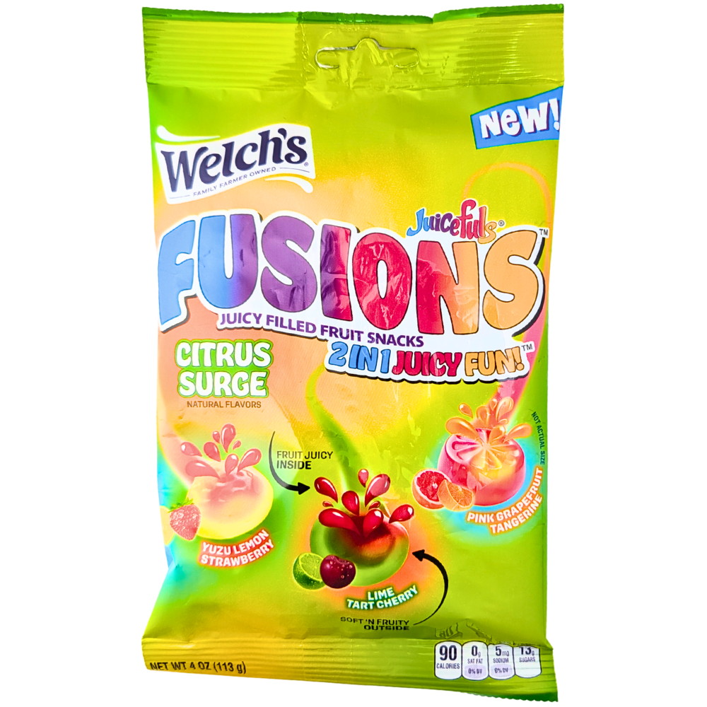 Welch's Fusions Citrus Surge 4oz - 12 Pack