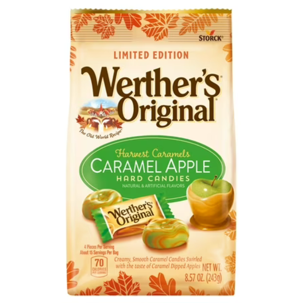 Werther's Original Caramel Apple Hard Candies 8.5oz - 10 Pack
