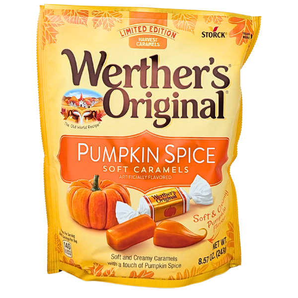 Werther's Original Soft Pumpkin Spice Caramels 8.57oz - 10 Pack