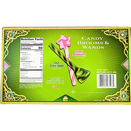 Wicked Candy Brooms & Wands 96g - 12 Pack