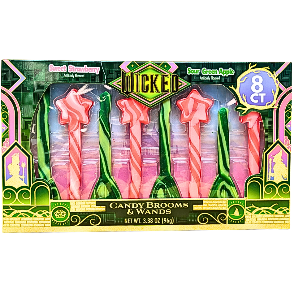 Wicked Candy Brooms & Wands 96g - 12 Pack