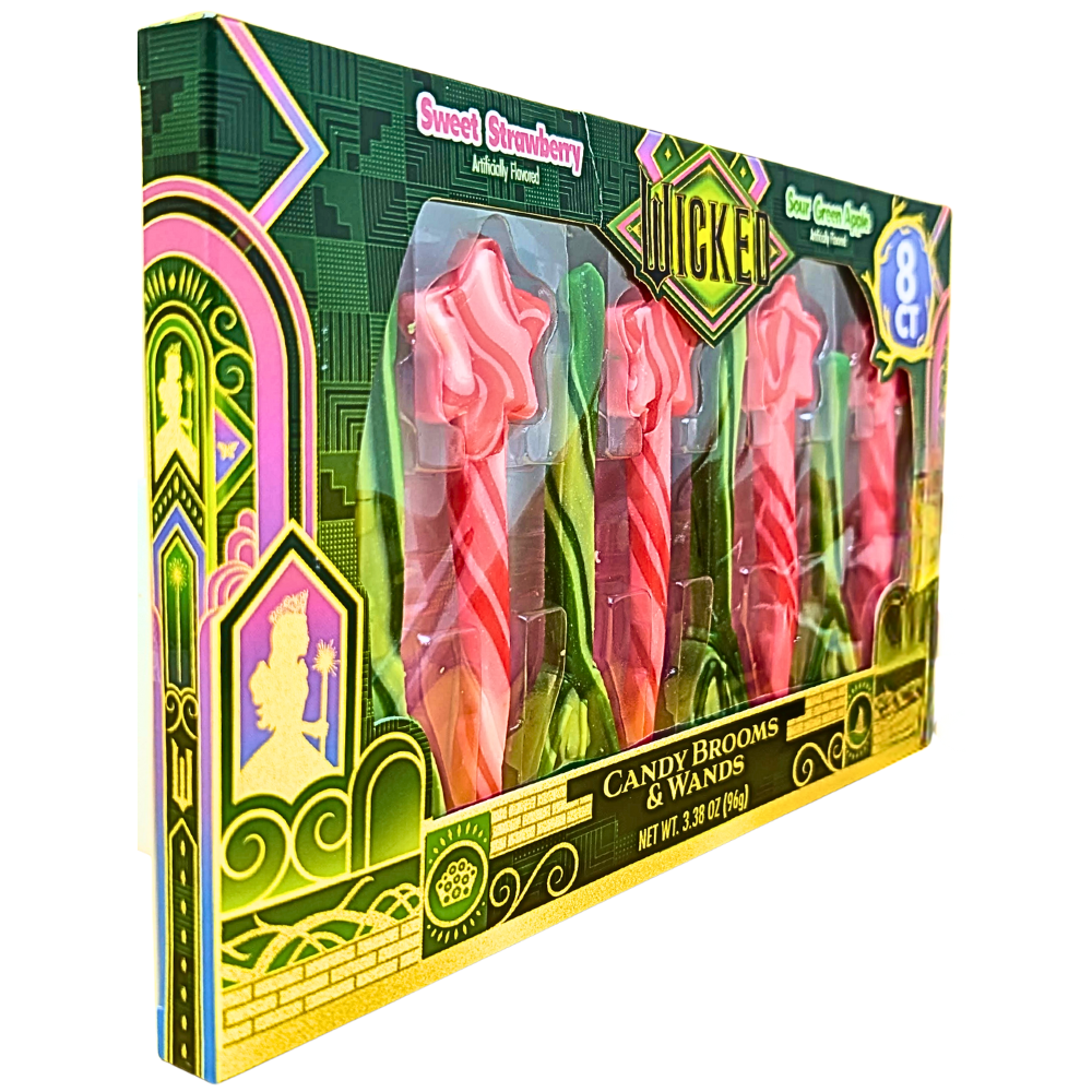 Wicked Candy Brooms & Wands 96g - 12 Pack