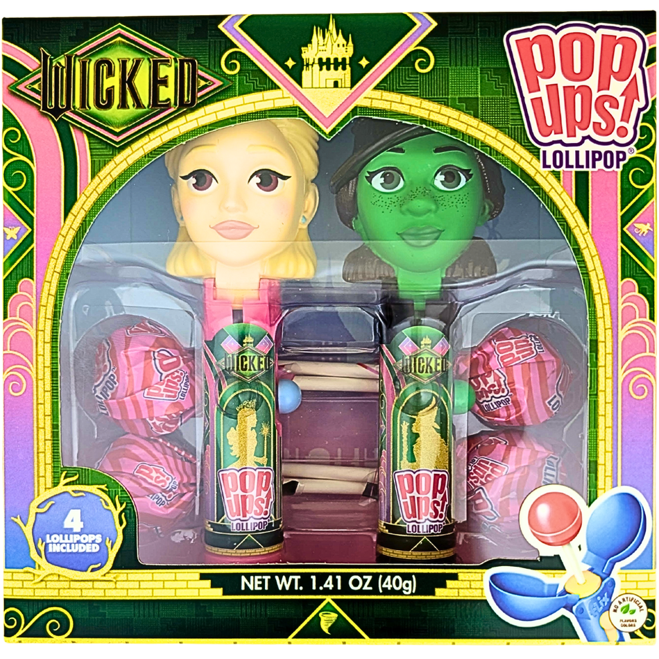 Wicked Pop Ups Lollipops 40g - 12 Pack