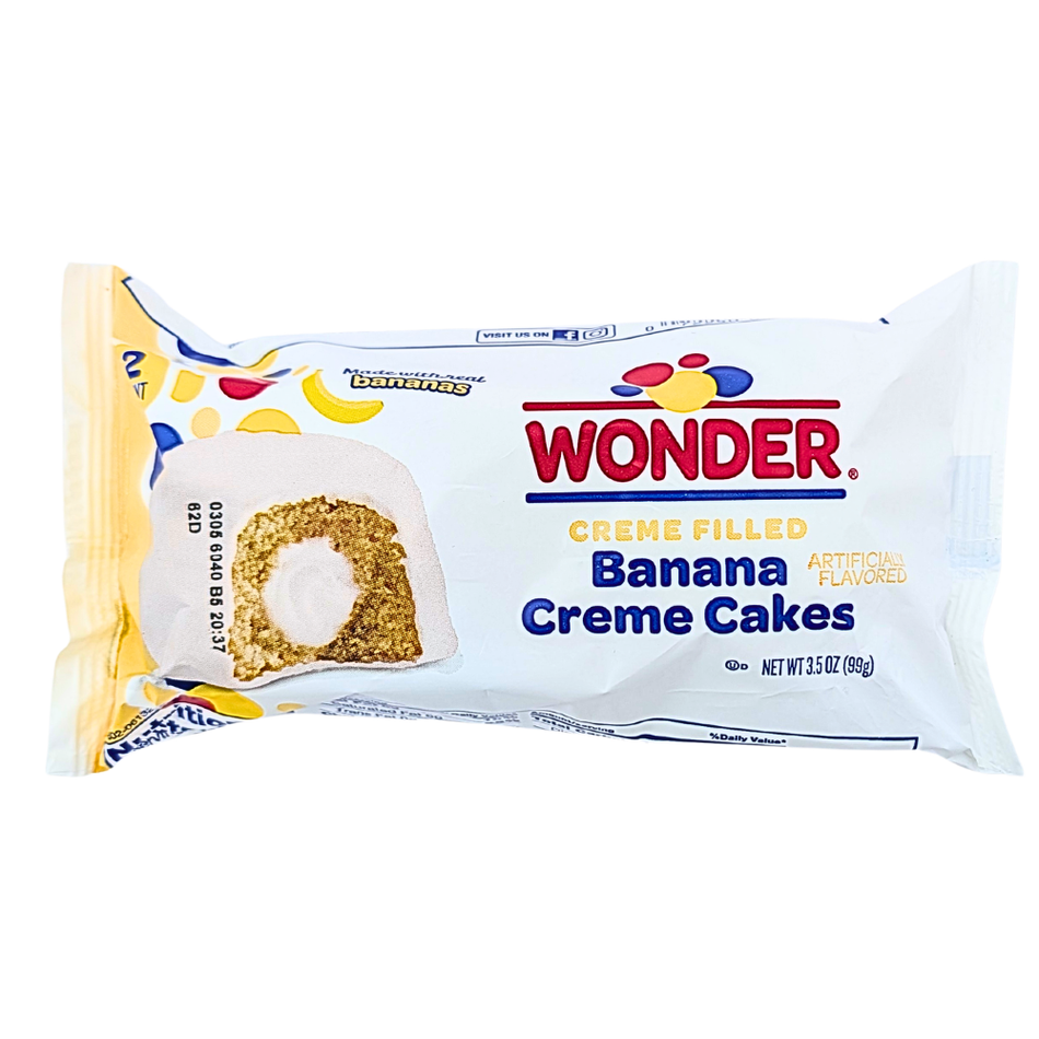 Wonder Creme Filled Banana Creme Cakes 3.5oz - 6 Pack