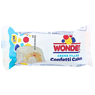 Wonder Creme Filled Confetti Cakes 3.5oz - 6 Pack