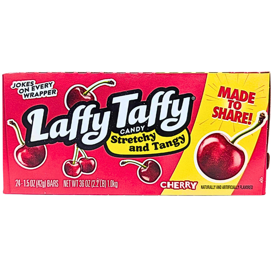 Laffy Taffy Cherry 1.5 oz. Bars - 24 Pack