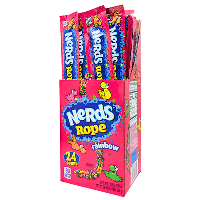 Nerds Rope Rainbow Gummy Candy 24CT
