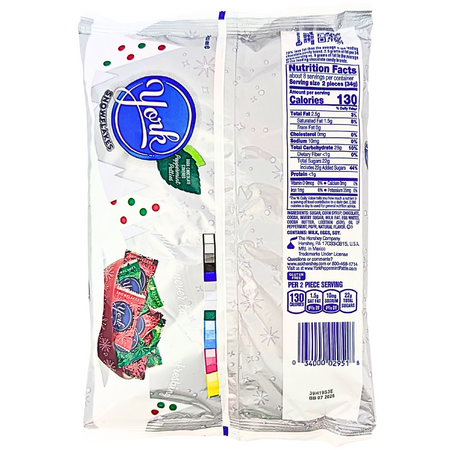 York Snowflakes Dark Chocolate Peppermint Patties 9.6oz - 1 Bag