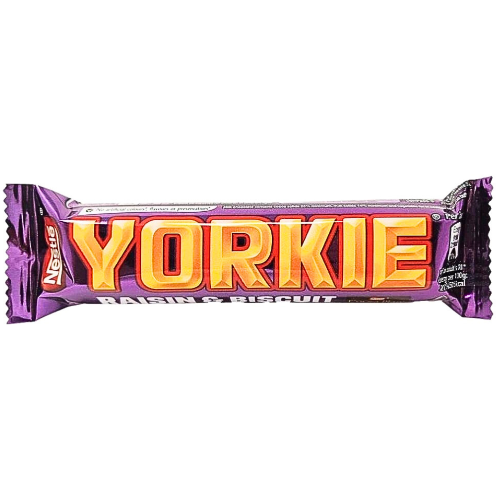 Yorkie Raisin and Biscuit 44g (UK) - 24 Pack