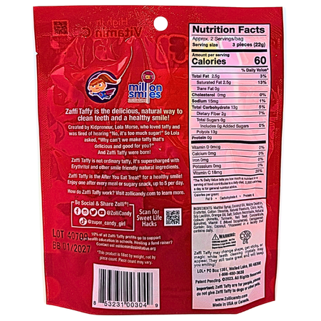 Zaffi Keto Taffy 45g - 24 Pack