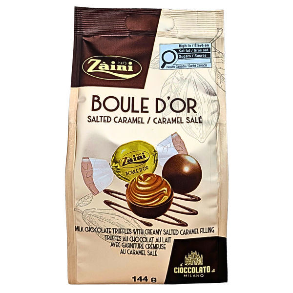 Zaini Boule D'OR Salted Caramel 144g - 12 Pack