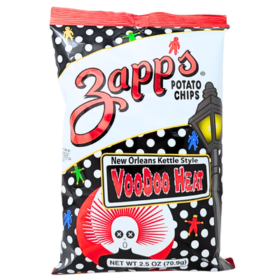 Zapp's Potato Chips Voodoo Heat 2.5oz - 10 Pack